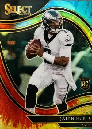 Jalen Hurts 2020 Panini Select Field Level Football Tie Dye #350