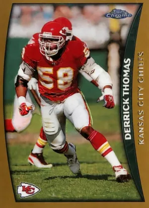 Derrick Thomas 1998 Topps Chrome Football Refractor #106
