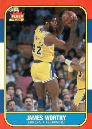 James Worthy 1986 Fleer Basketball #131
