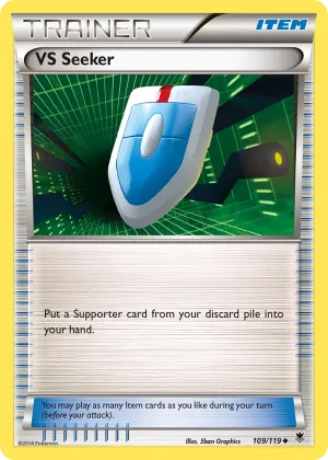 VS Seeker Pokémon Phantom Forces #109 Reverse Holo