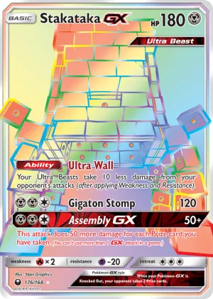Stakataka-GX Pokémon Celestial Storm #176 Holo