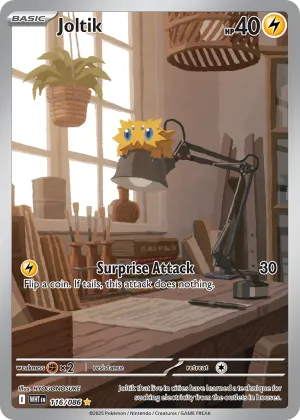Joltik Pokémon White Flare #116 Holo