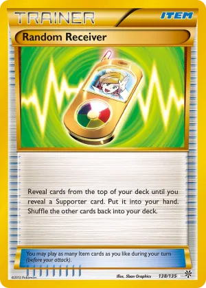 Random Receiver Pokémon Plasma Storm #138 Holo