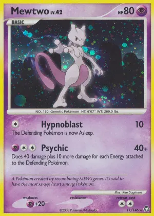 Mewtwo Pokémon Legends Awakened #11 Holo