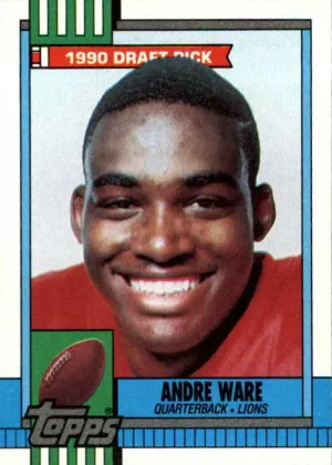 Andre Ware 1990 Topps Football #349