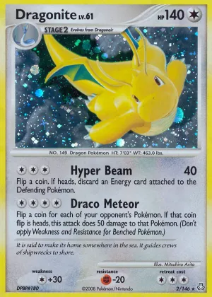 Dragonite Pokémon Legends Awakened #2 Holo