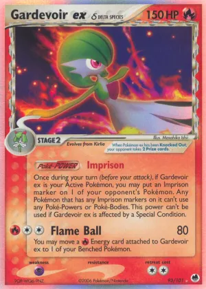 Gardevoir ex δ Pokémon Dragon Frontiers #93 Holo