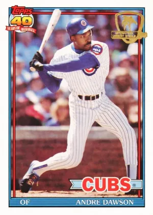 Andre Dawson 1991 Topps Desert Shield Baseball #640