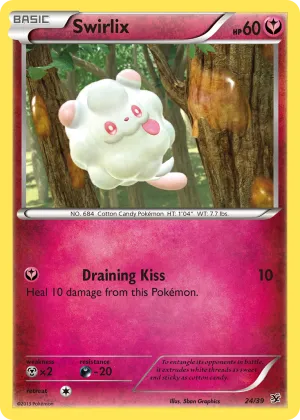 Swirlix Pokémon Kalos Starter Set #24