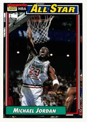 Michael Jordan 1992 Topps Highlight Basketball Gold #3