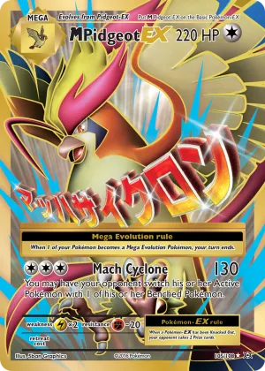M Pidgeot-EX Pokémon Evolutions #105 Holo