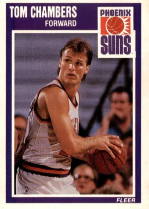 Tom Chambers 1989 Fleer Basketball #119