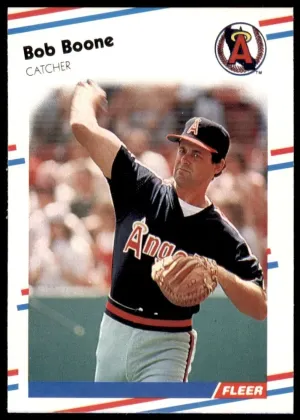Bob Boone 1988 Fleer Baseball #485