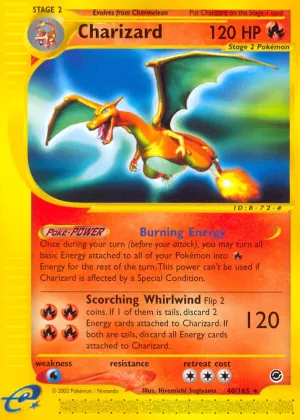 Charizard Pokémon Expedition Base Set #40