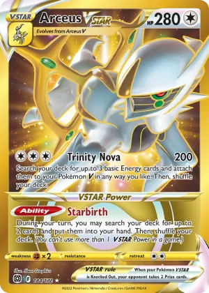 Arceus VSTAR Pokémon Brilliant Stars #184 Holo