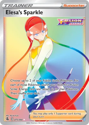 Elesa's Sparkle Pokémon Fusion Strike #275 Holo