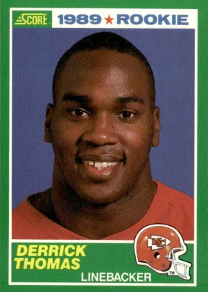 Derrick Thomas 1989 Score Football #258