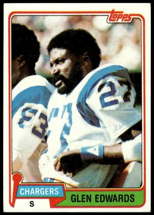 Glen Edwards 1981 Topps Football #418