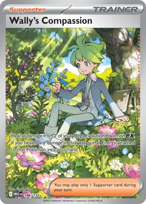 Wally's Compassion Pokémon Mega Evolution #186 Holo