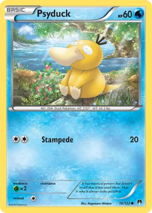 Psyduck Pokémon BREAKpoint #16 Reverse Holo