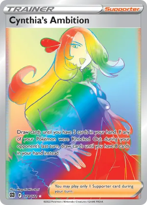 Cynthia's Ambition Pokémon Brilliant Stars #178 Holo