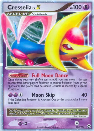 Cresselia LV.X Pokémon Great Encounters #103 Holo
