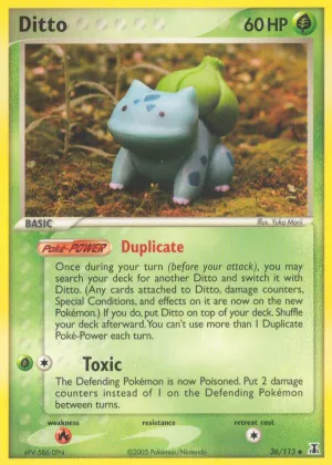 Ditto Pokémon Delta Species #36
