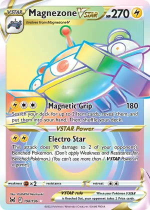 Magnezone VSTAR Pokémon Lost Origin #198 Holo