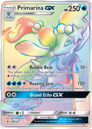 Primarina-GX Pokémon Guardians Rising #149 Holo