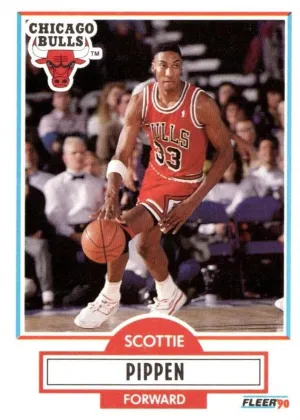 Scottie Pippen 1990 Fleer Basketball #30