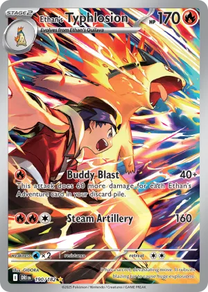Ethan's Typhlosion Pokémon Destined Rivals #190 Holo