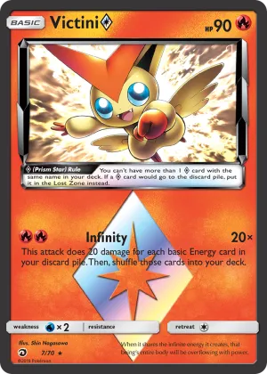 Victini ◇ Pokémon Dragon Majesty #7 Holo