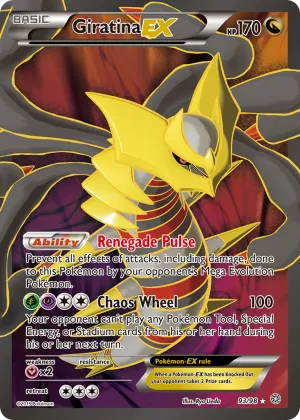 Giratina-EX Pokémon Ancient Origins #93 Holo