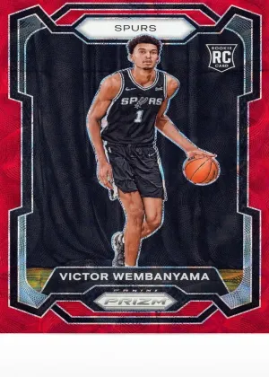 Victor Wembanyama 2023 Panini Prizm Basketball Choice Red #136