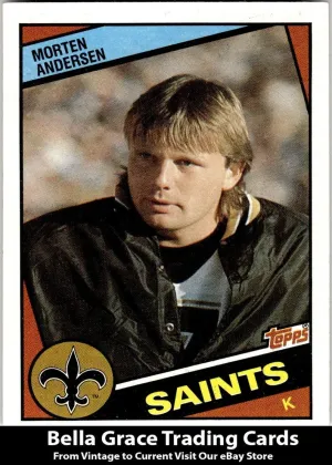 Morten Andersen 1984 Topps Football #300