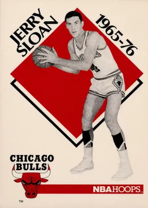 Jerry Sloan 1990 Hoops Basketball #354