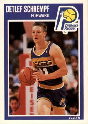 Detlef Schrempf 1989 Fleer Basketball #67