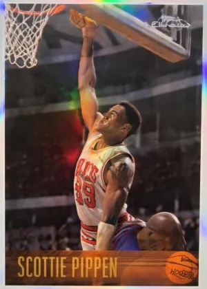 Scottie Pippen 1996 Topps Chrome Basketball Refractor #33