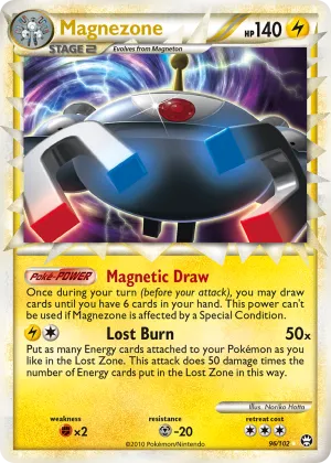 Magnezone Pokémon HS—Triumphant #96 Holo