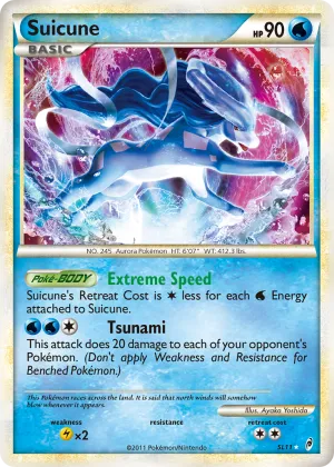 Suicune Pokémon Call of Legends #SL11 Holo