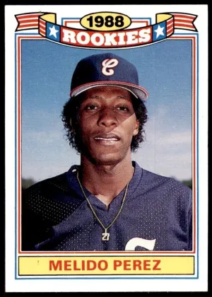 Melido Perez 1989 Topps Glossy Rookies Baseball #16