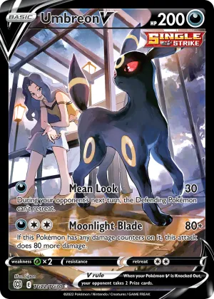 Umbreon V Pokémon Brilliant Stars Trainer Gallery #TG22 Holo