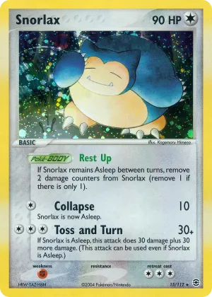 Snorlax Pokémon FireRed & LeafGreen #15