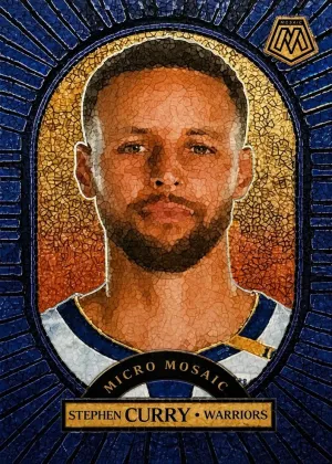 Stephen Curry 2024 Panini Mosaic Micro Mosaic Basketball #23