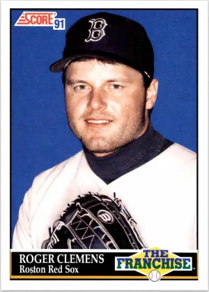 Roger Clemens 1991 Score The Franchise Baseball #850