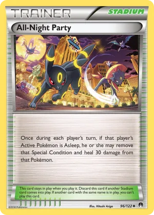 All-Night Party Pokémon BREAKpoint #96 Reverse Holo