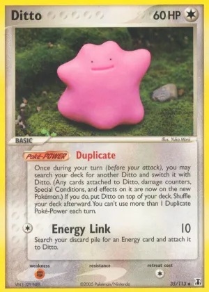 Ditto Pokémon Delta Species #35 Reverse Holo