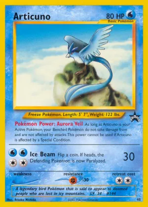 Articuno Pokémon Wizards Black Star Promos #48