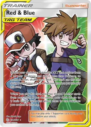 Red & Blue Pokémon Cosmic Eclipse #234 Holo
