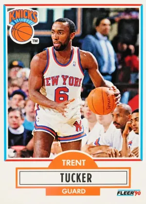 Trent Tucker 1990 Fleer Basketball #129